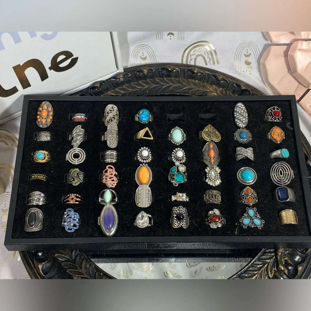 Vibrant Gemstone Ring Collection Mix and match $5 Each or 5/$20!